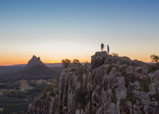 The Formation of the Glass House Mountains
