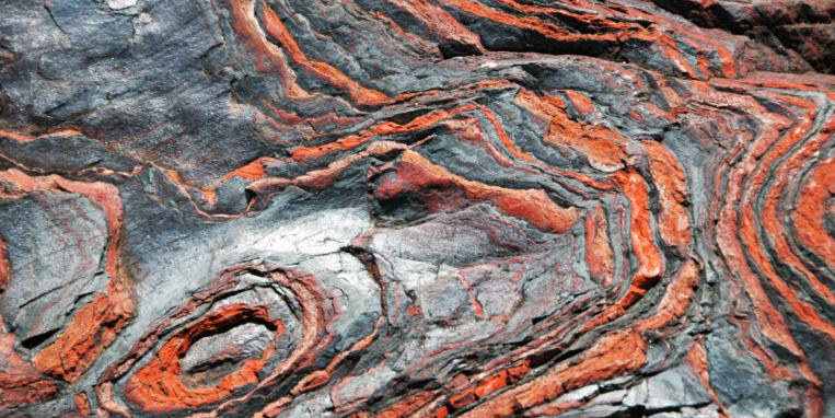 Sediment Layers and Fossils in the Badlands