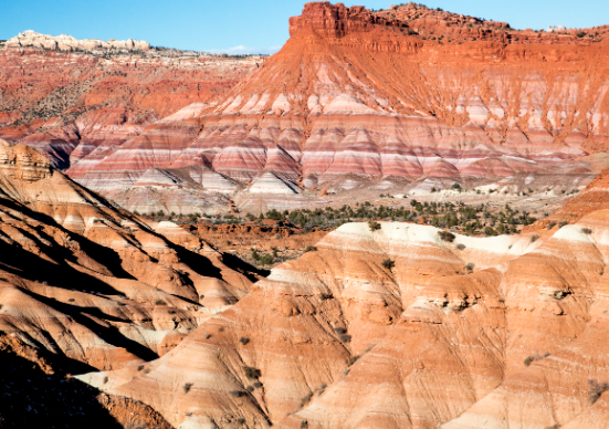 The Erosion Patterns in the Grand Staircase