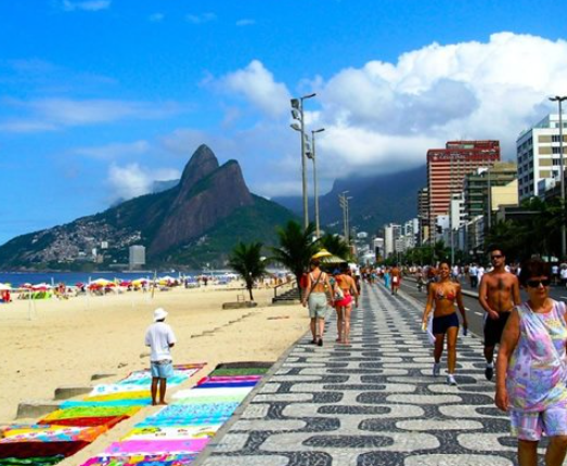 Ipanema Beach coastal dynamics and tourism geography