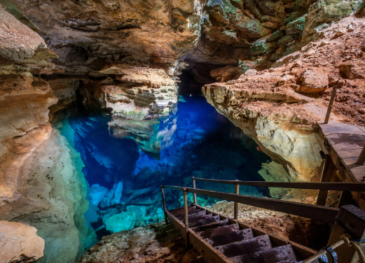 Chapada Diamantina caves underground rivers and geology