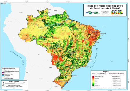 Brazil soil diversity agricultural geography across regions